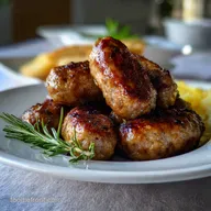 Beef Breakfast Sausage: Mahogany-Crusted