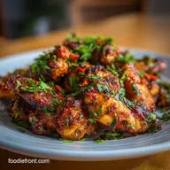 Baked Chicken Wings Recipe for 4 Servings