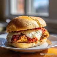 Chicken Parm Sandwich Recipe for 4 Servings