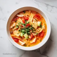 Easy Chicken Tortilla Soup with Velvety Broth in 30 Minutes