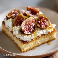 Fig Cream Cheese Bars: Silky Layered Dessert for 16 Servings