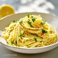 Lemon Garlic Spaghetti with Silky Butter Sauce in 15 Minutes