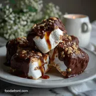 Marshmallow Dipped Chocolate with Sharp Shatter