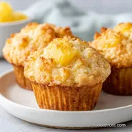 Recipe Pineapple Muffins in 35 Minutes