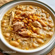 Slow Cooker Chicken Chili for 6 Servings