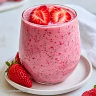 Strawberry Banana Chia Seed Smoothie for 2