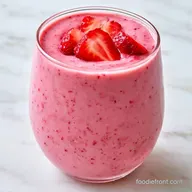 Strawberry Oatmeal Smoothie in 5 Minutes