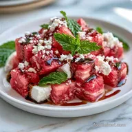 Watermelon Goat Cheese Bites in 15 Minutes