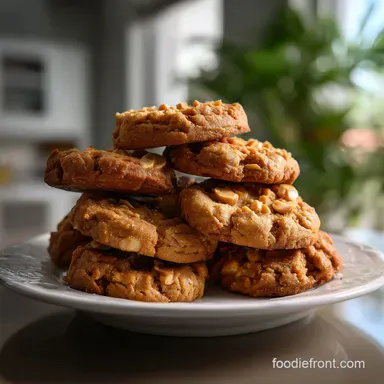 Easy Peanut Butter Cookies 3 Ingredients: Velvety Center