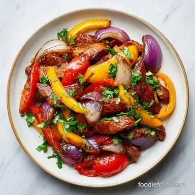 Lomo Saltado Recipe for 4 Servings Recipe Card