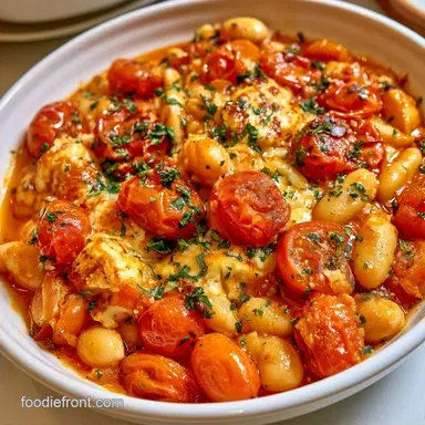 Baked Feta Beans for 4 Servings