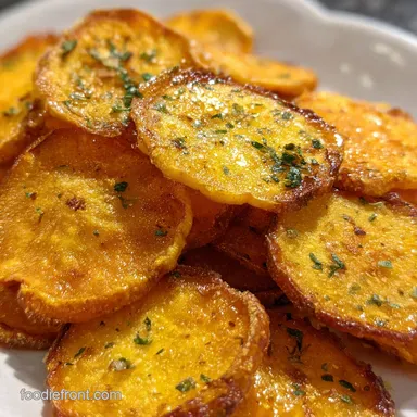 Sweet Potato Slices Baked for 4 Servings Recipe Card