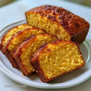 Banana Cantaloupe Bread for 10 Slices Recipe Card