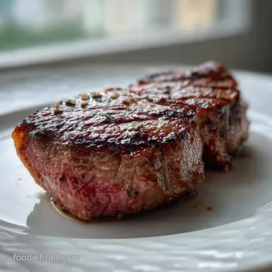 Beef Sirloin Steak Pan Seared in 18 Minutes