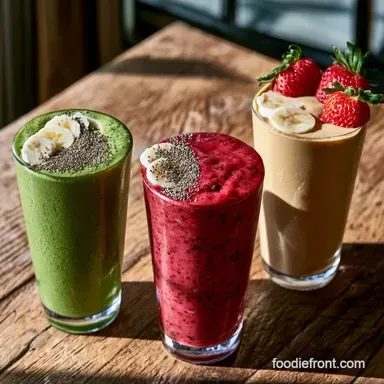 25 Energy Smoothie Recipes: Protein, Green & Berry