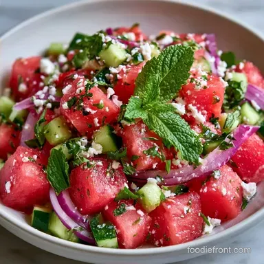 Best Summer Watermelon Salad in 15 Min