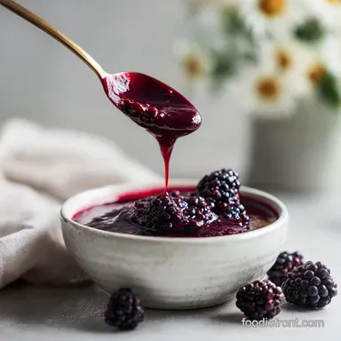 Blackberry Compote Recipe Ready in 20 Minutes Recipe Card