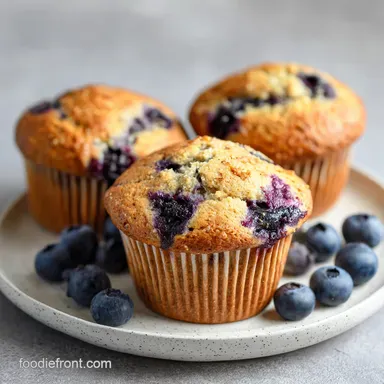 Blueberry Protein Muffins in 30 Minutes: Soft and Tender