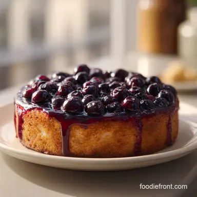 Best Homemade Blueberry Upside Down Cake for 16 Servings