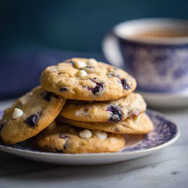 Blueberry White Chocolate Chip Cookies in 22 Minutes