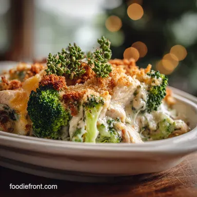 Broccoli Chicken Casserole Recipe: Crispy Baked