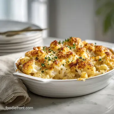 Chicken Cauliflower Casserole: Total 30 Minutes Recipe Card