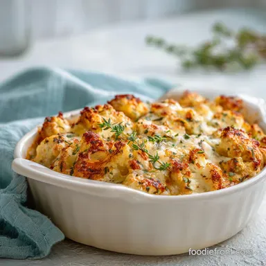 Chicken Cauliflower Casserole: Total 30 Minutes