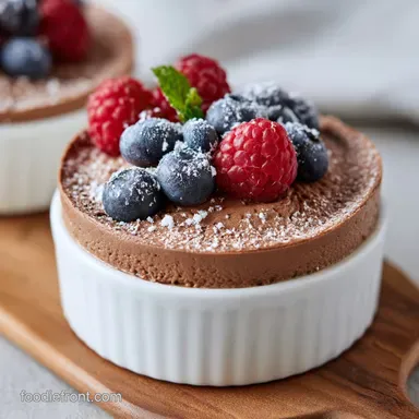 Chocolate Cottage Cheese Mousse in 20 Minutes Silky Recipe Card