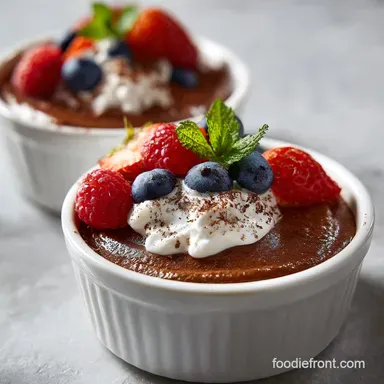 Chocolate Cottage Cheese Mousse in 20 Minutes Silky