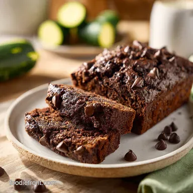 Chocolate Zucchini Bread with Sour Cream in 80 Minutes