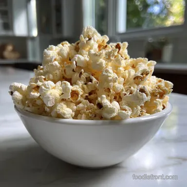 Coconut Oil with Popcorn: Shattering Crispness Recipe Card