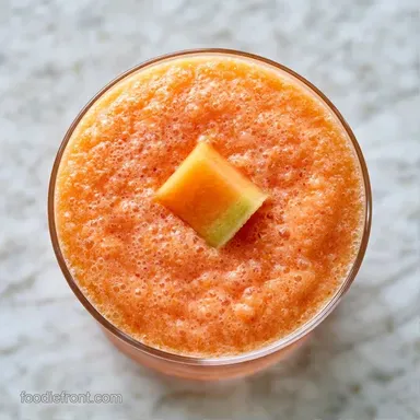 Cantaloupe Smoothie with Greek Yogurt Recipe Card
