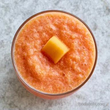 Cantaloupe Smoothie with Greek Yogurt