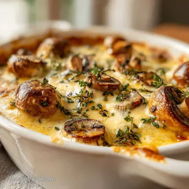 Creamy Chicken Mushroom Bake for 6 Servings