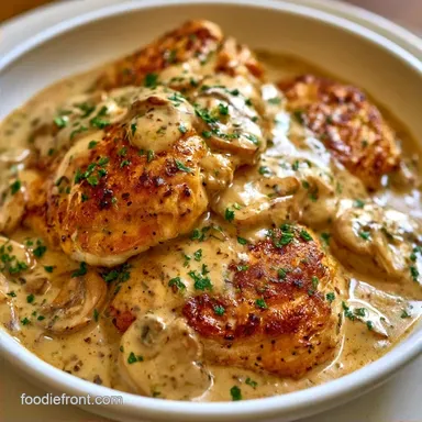 Chicken Mushroom Dijon for 4 Servings