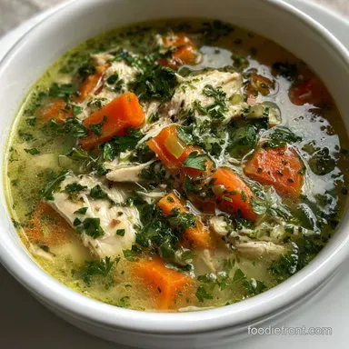 Creamy Chicken Soup Recipe: Ready in 40 Minutes Recipe Card