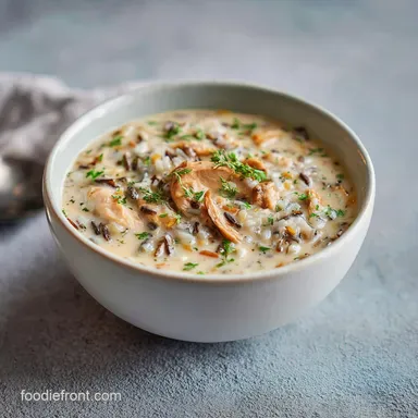 Chicken and Wild Rice Soup for 6 Servings