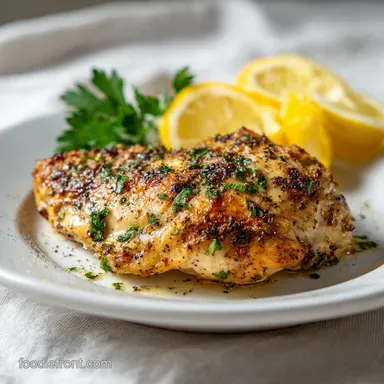 Creamy Lemon Chicken for 4 Servings: A Silky Low Carb Dinner