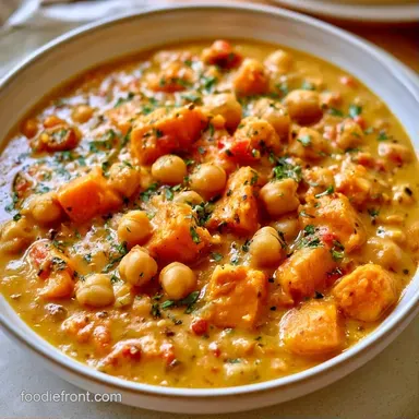 Sweet Potato Curry with Coconut Milk Recipe Card