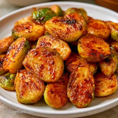 Roasted Brussels Sprouts with Balsamic