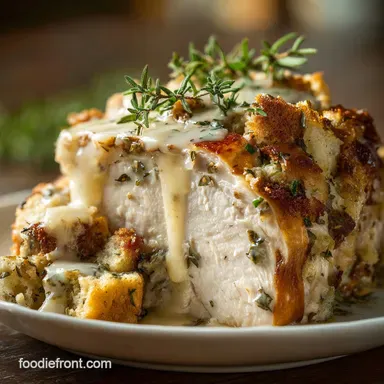 Turkey Breast and Stuffing for 6 Servings Recipe Card