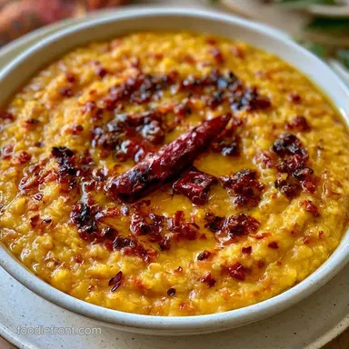 Dal Tadka Meal Prep for 4 Servings Recipe Card