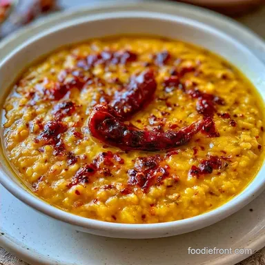 Dal Tadka Meal Prep for 4 Servings