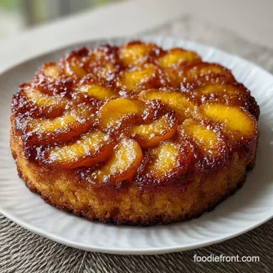 Easy Peach Cobbler Recipe in 1 Hour Recipe Card