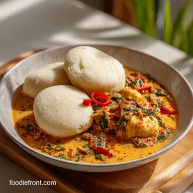Egusi and Fufu Recipe for 5 Servings