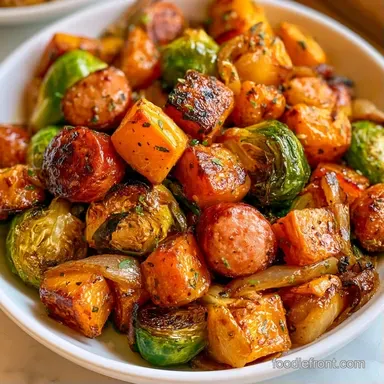 Fall Harvest Sheet Pan Dinner for 4 Recipe Card