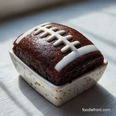 Chocolate Mini Football Brownie Treats in 38 Minutes