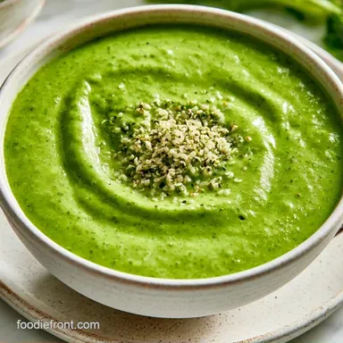 Fresh Green Hemp Smoothie in 5 Minutes Recipe Card