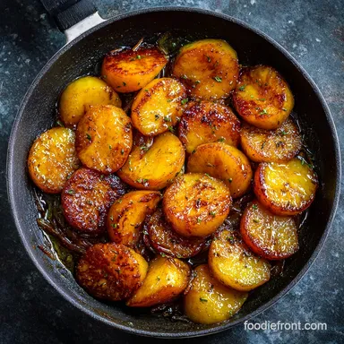 Recipe for Fried Apples in 20 Minutes: Caramelized & Tender Recipe Card