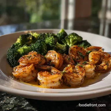 Garlic Butter Shrimp Broccoli Recipe in 20 Minutes